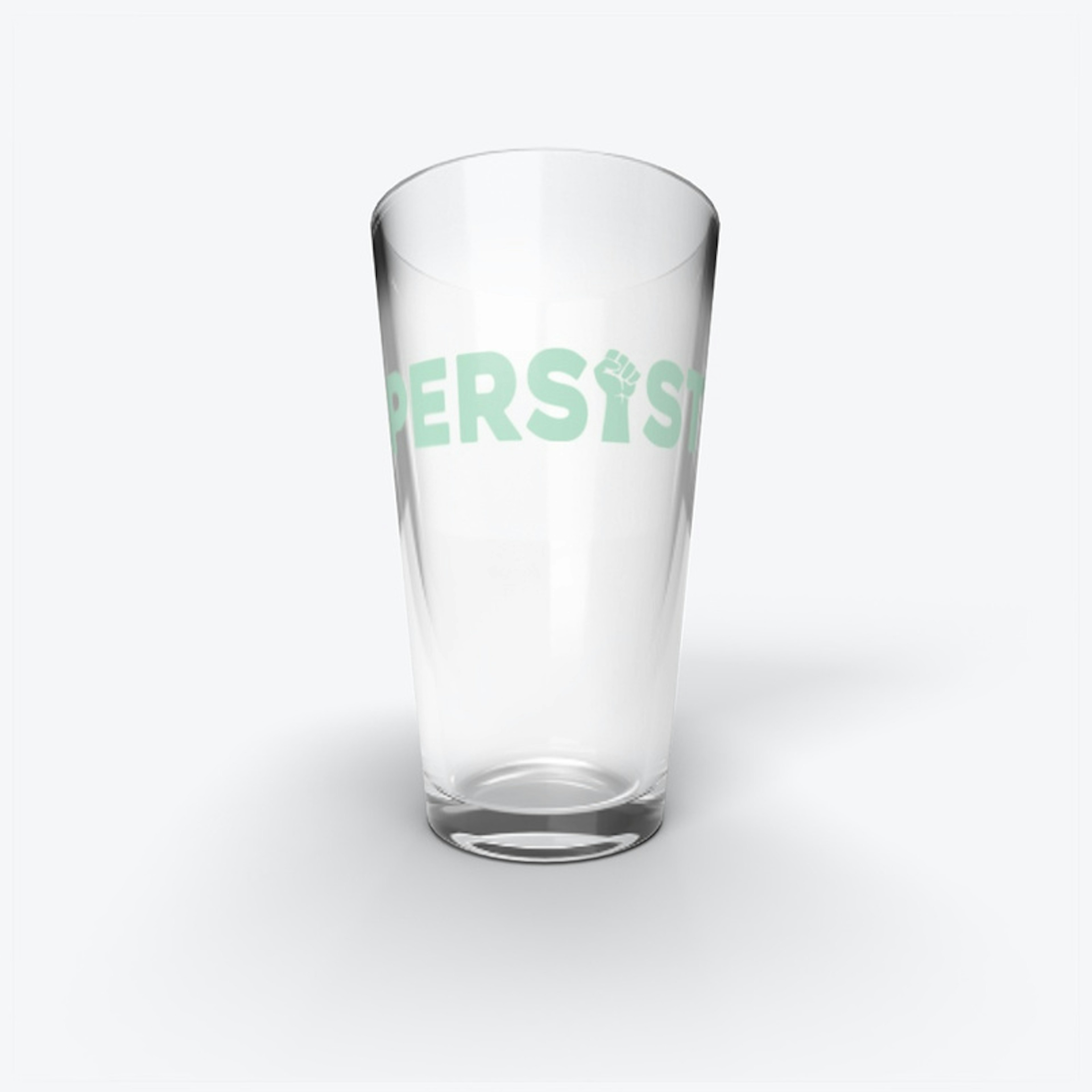 PERSIST pint glass